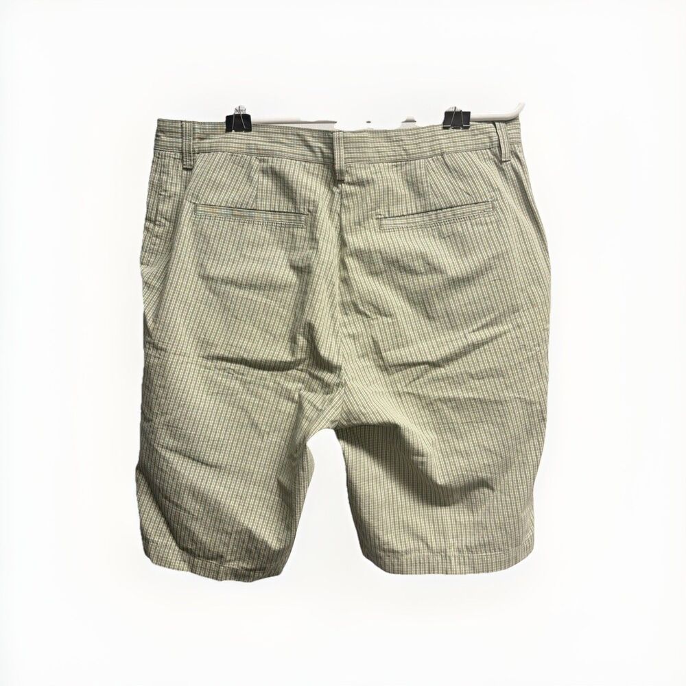 Tommy Bahama Mens Shorts Green Checkered Paradise Nation Cotton Sz 38 Golf - Picture 2 of 6